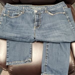 X-long hi-rise skinny jeans